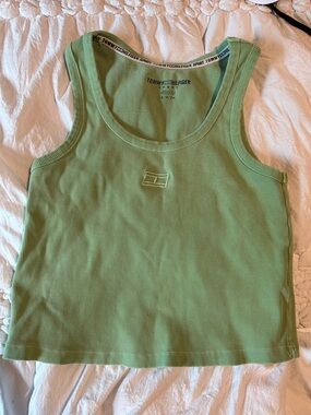 Tommy Hilfiger Sport Light green tank top size S